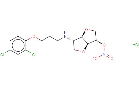 5-(3-(2,4-DICHLORPHENOXY)-PROPYLAMINO)-5-DESOXY-1,4:3,6-DIANHYDRO-L-ID IT-2-NITRAT HCL [GERMAN]